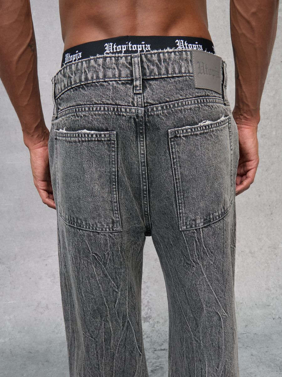 Bootcut Denim Washed Grey_4