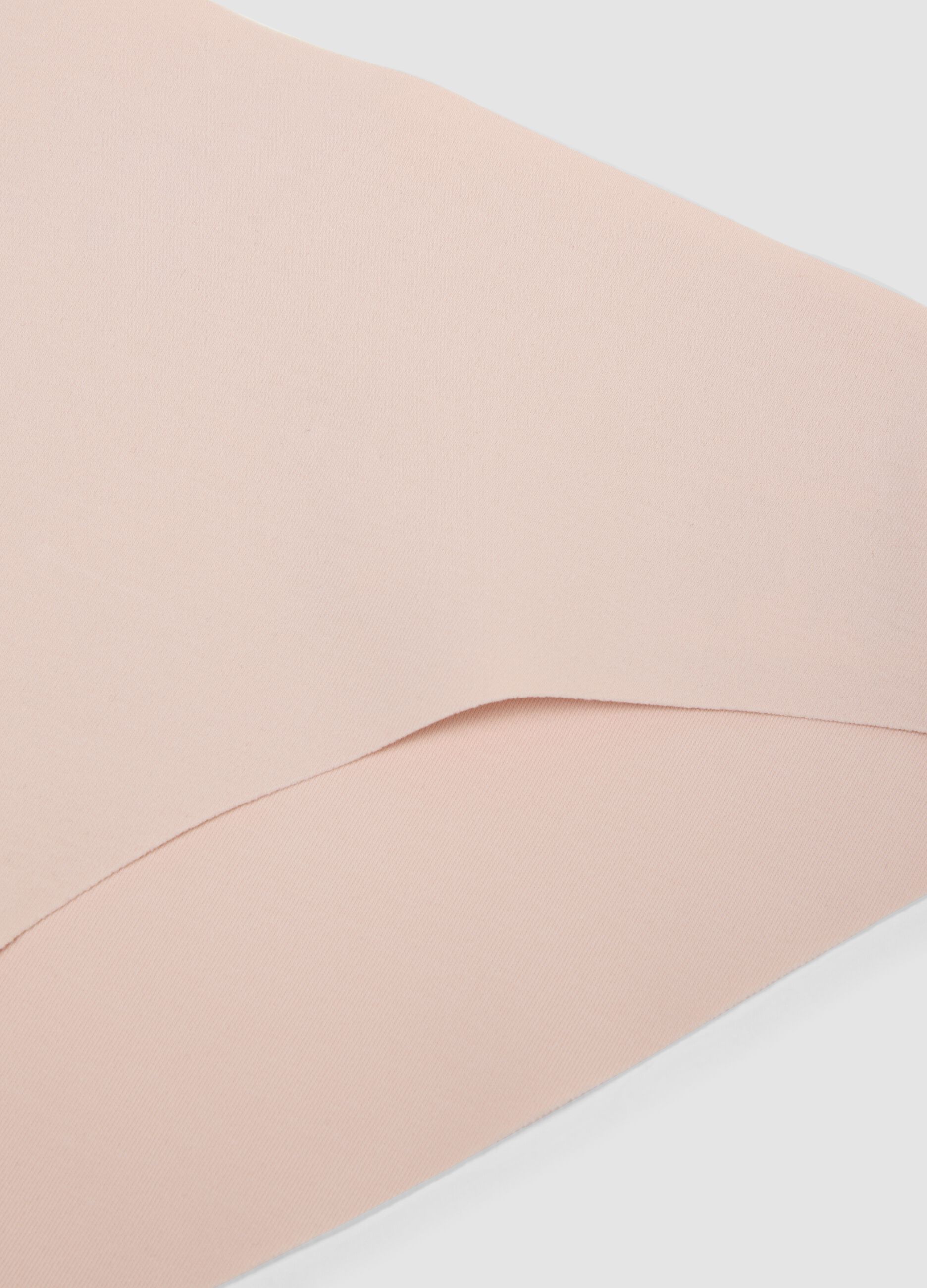 Slip rosa in cotone organico elasticizzato