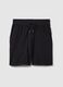 Black regular fit pure cotton pyjamas_4