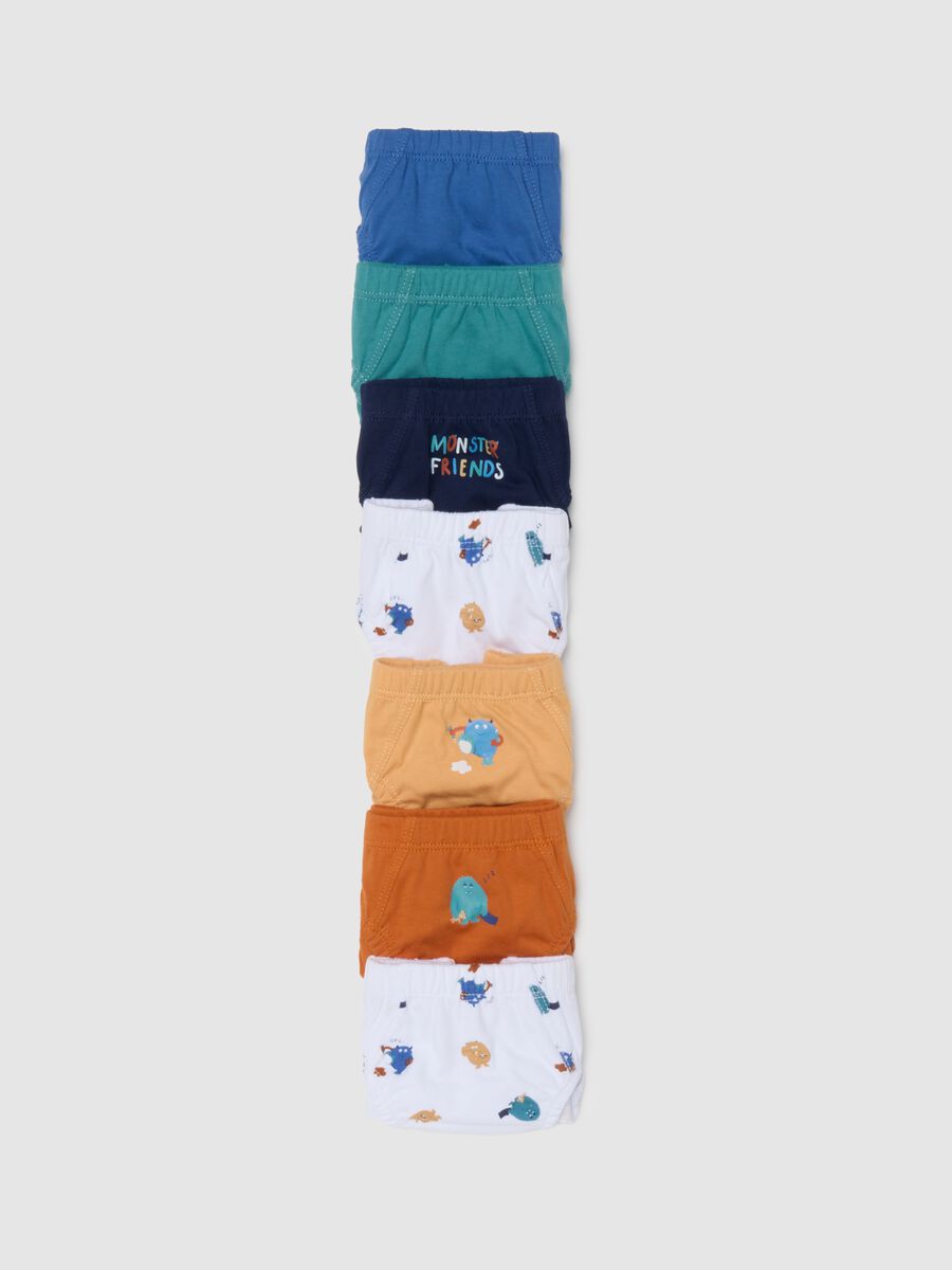 Multipack mutandine da neonato in puro cotone multicolor _3