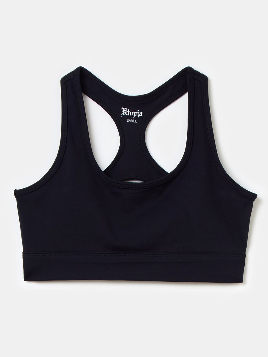 Active Crop Top Black_4