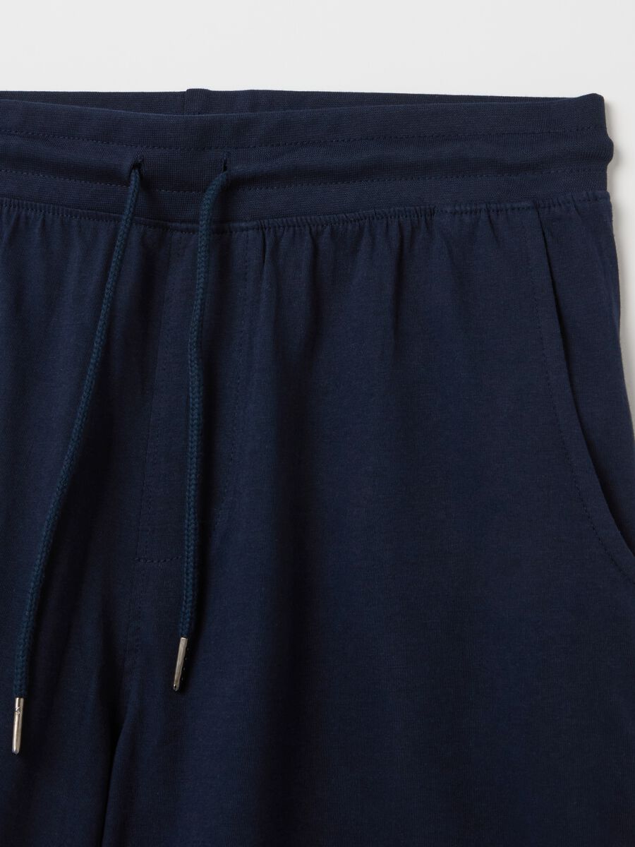 Short pyjama trousers with drawstring_5