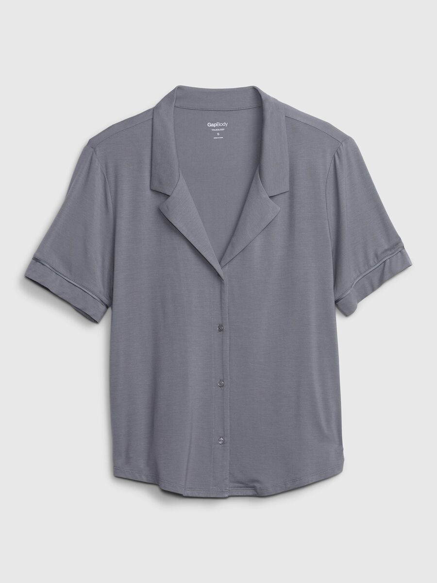 Shirt-style pyjama top_5