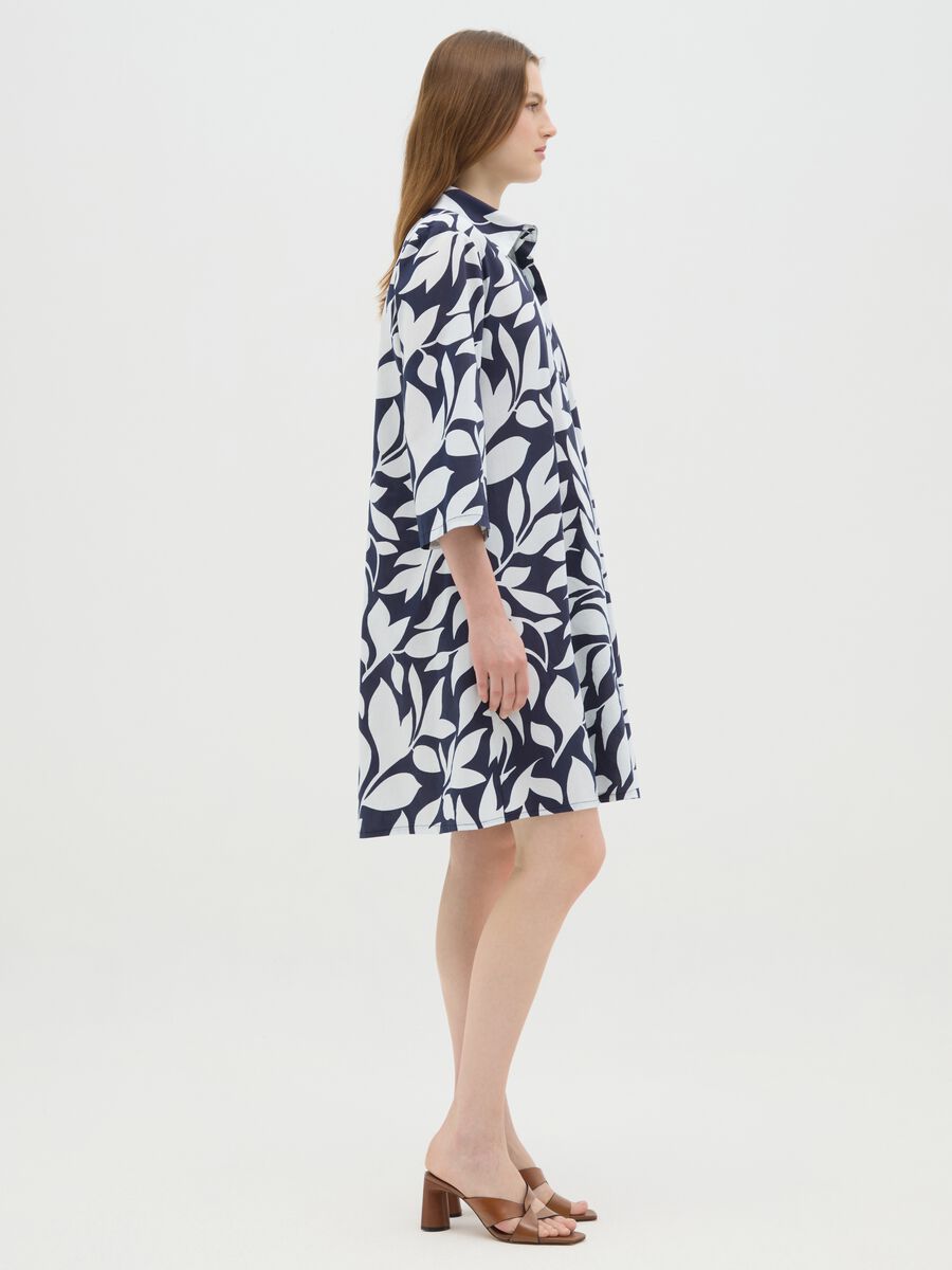 Women's Multicolour Cotton Shirt Dress Regular Fit_1