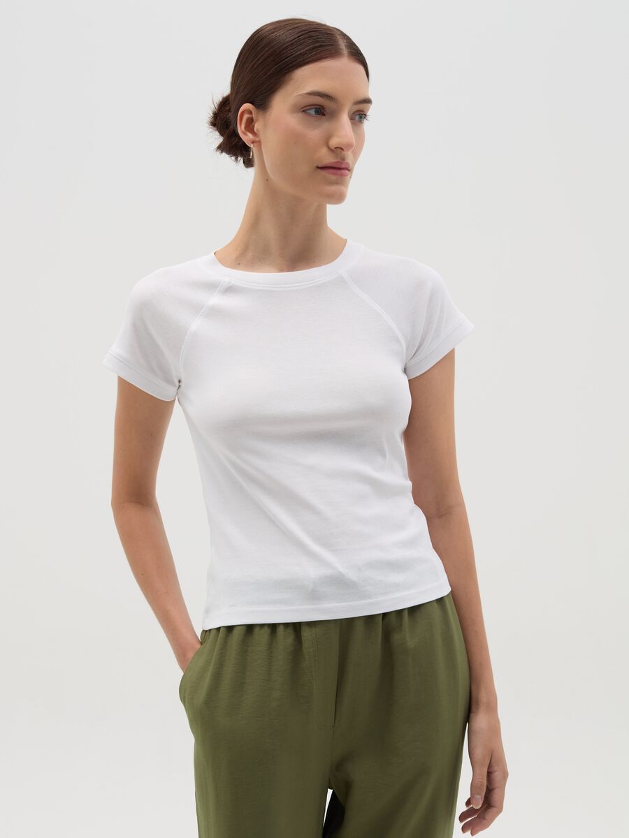 T-shirt with raglan sleeves_0