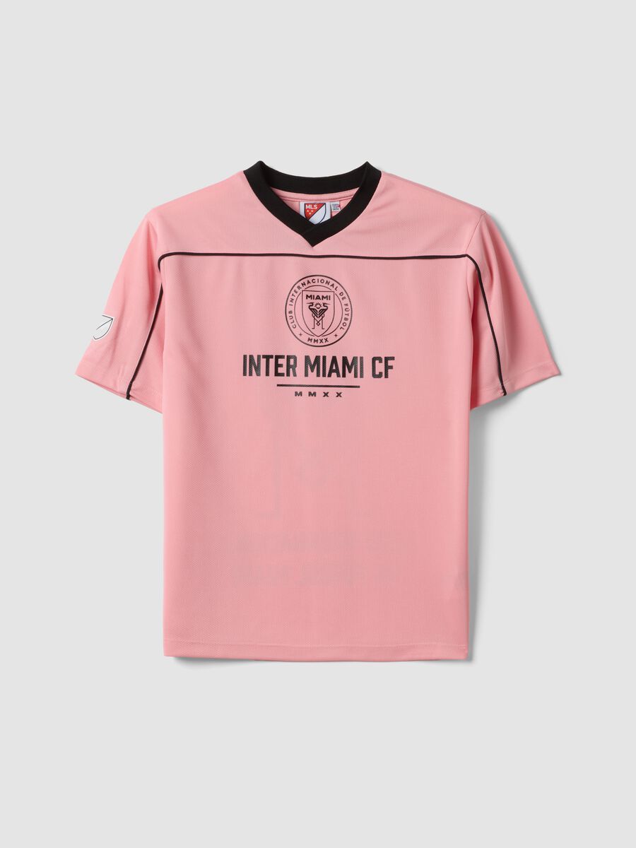 T-shirt in puro cotone rosa regular fit Inter Miami CF_3