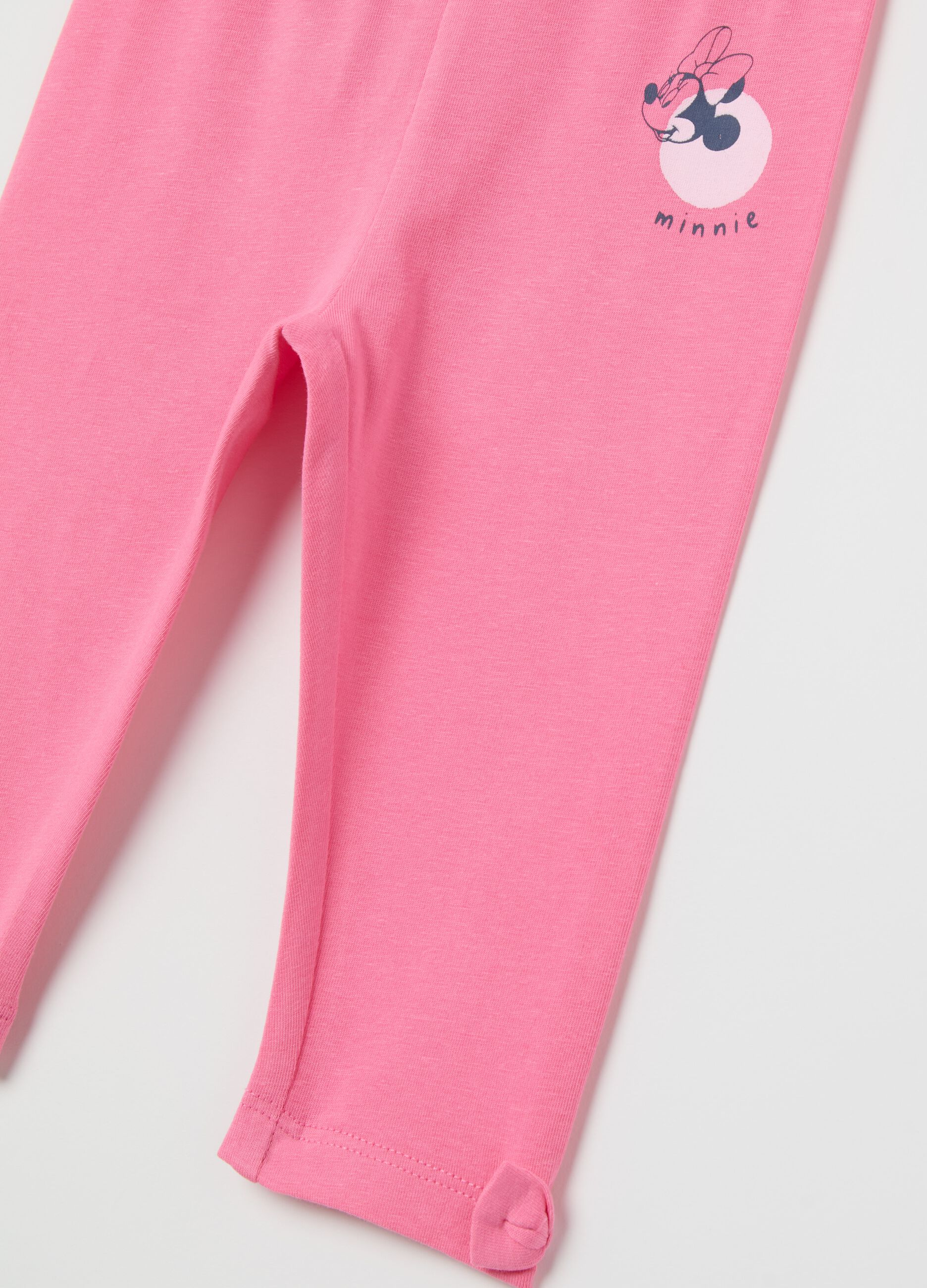 Jogging set con volant e stampa Minnie
