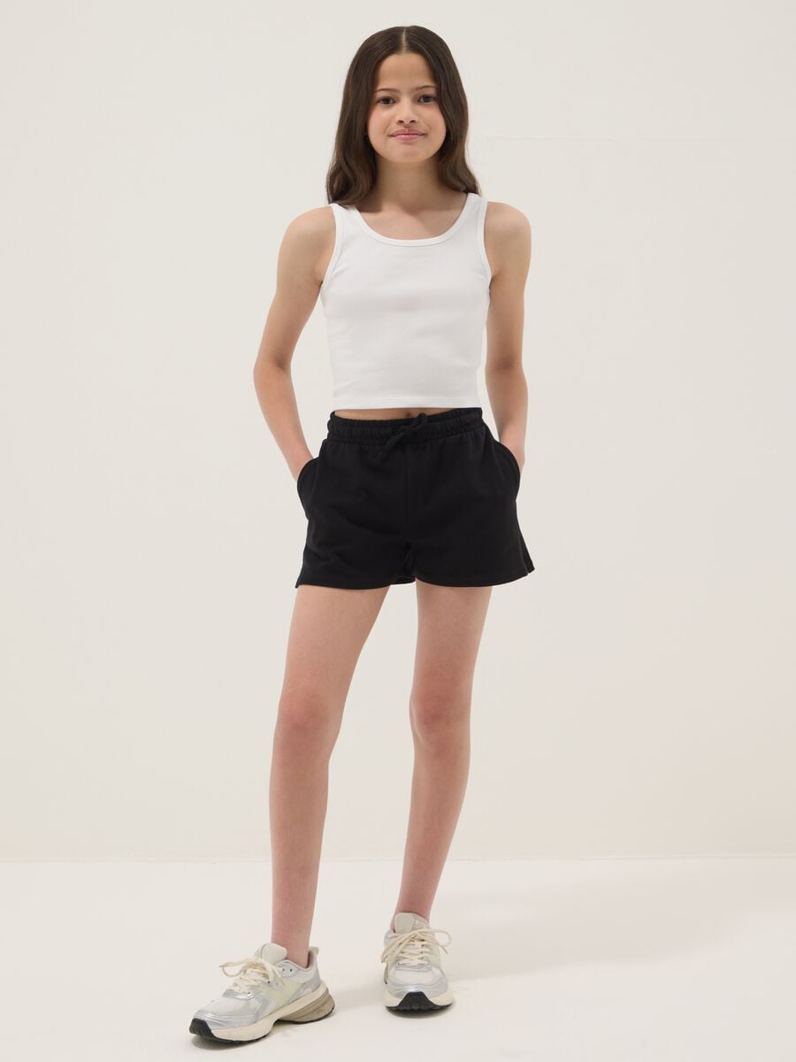 Girls&rsquo; multicolour fitted stretch cotton set_0