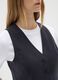 Black Viscose Blend Slim Fit Waistcoat_3