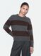 Grey striped stretch wool crew-neck jumper_1