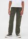 Green denim trousers for children_1