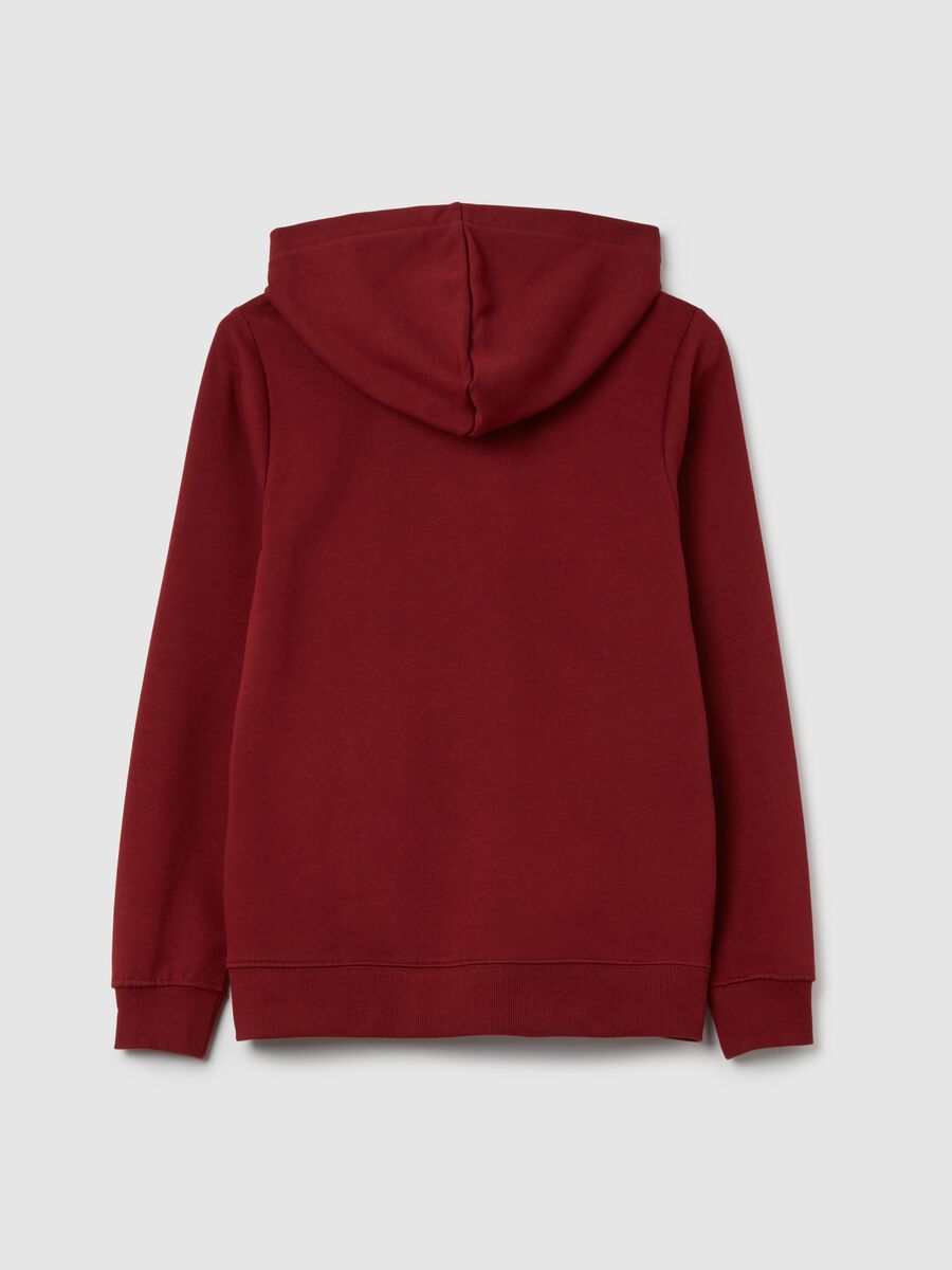 Organic cotton full-zip sweatshirt with hood_4