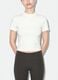 White fitted stretch-cotton T-shirt with high neck_3