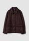 Brown regular-fit jacket with buttons_4