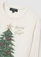 White crew neck regular fit Christmas jumper_5