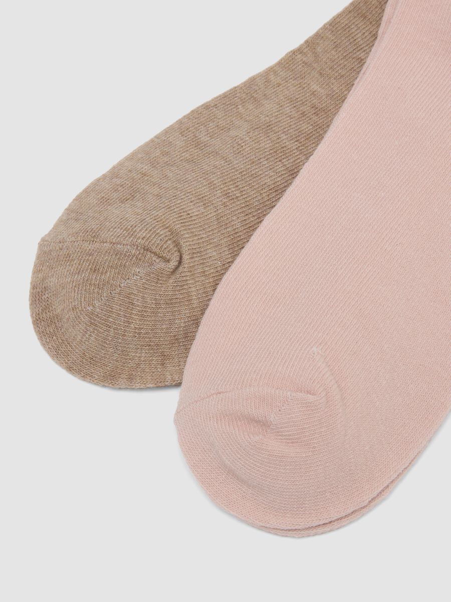 Pack of five multicolour organic cotton-blend socks_2