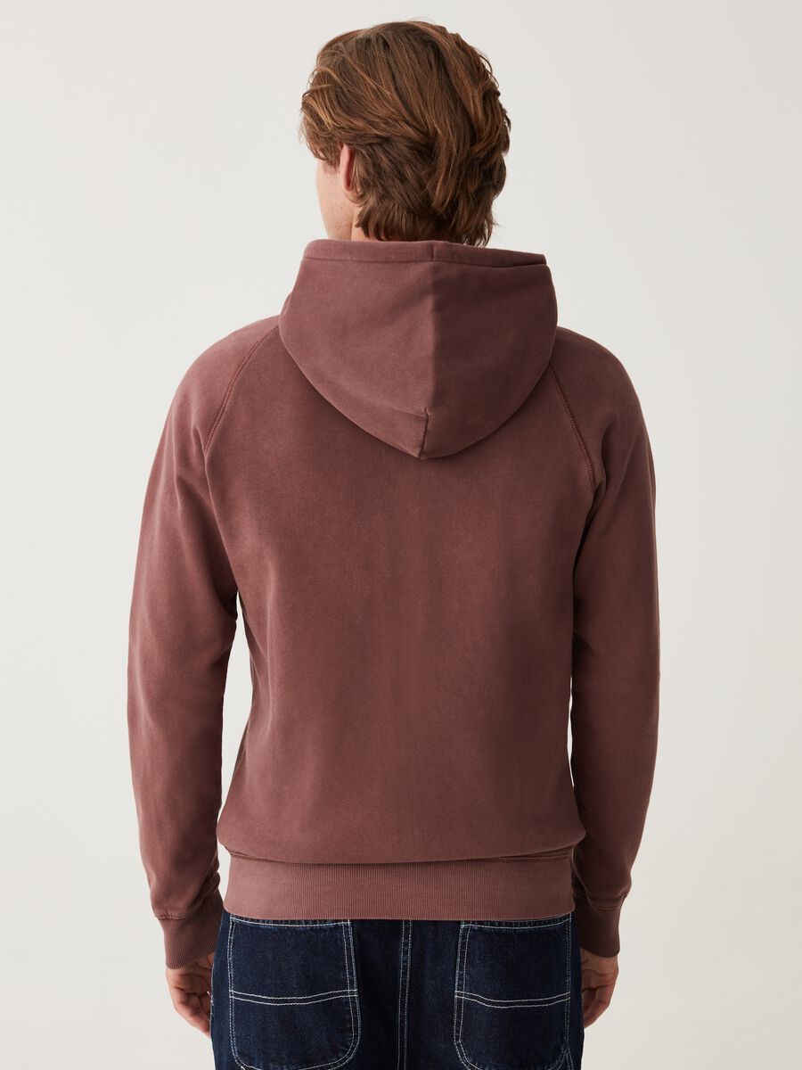 Full-zip con cappuccio e ricamo logo_2