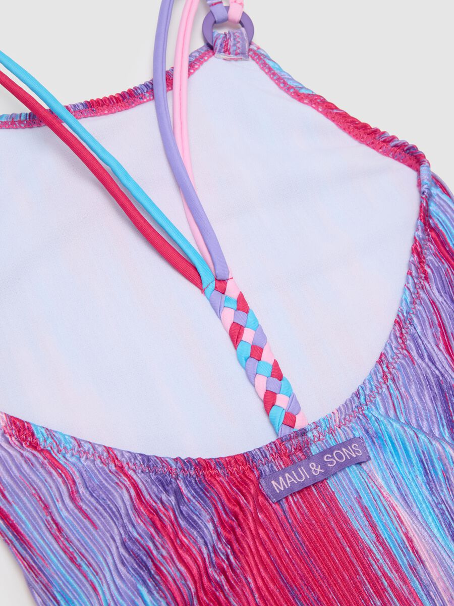 Multicolour Girls' Swimsuit_3