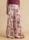 Pink pure cotton palazzo trousers_1