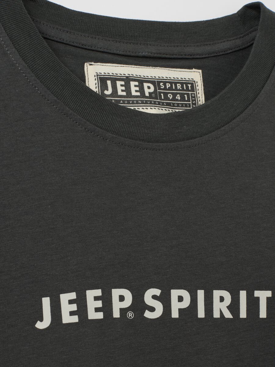 T-shirt in puro cotone nero regular fit_5