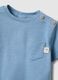 Sky blue regular fit pure cotton set for kids_2