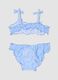 Sky-blue stretch bikini with frills_1