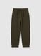 Pure cotton green joggers for children_0
