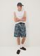 Tank top bianco in puro cotone regular fit_1