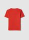 Boy's regular fit red pure cotton t-shirt with print_1