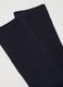 Blue Cotton Blend Midi Socks_2