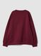 Red cotton-blend sweatshirt with Tokyo slogan_2