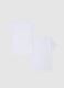 Two-pack white stretch cotton t-shirt for kids regular fit_1