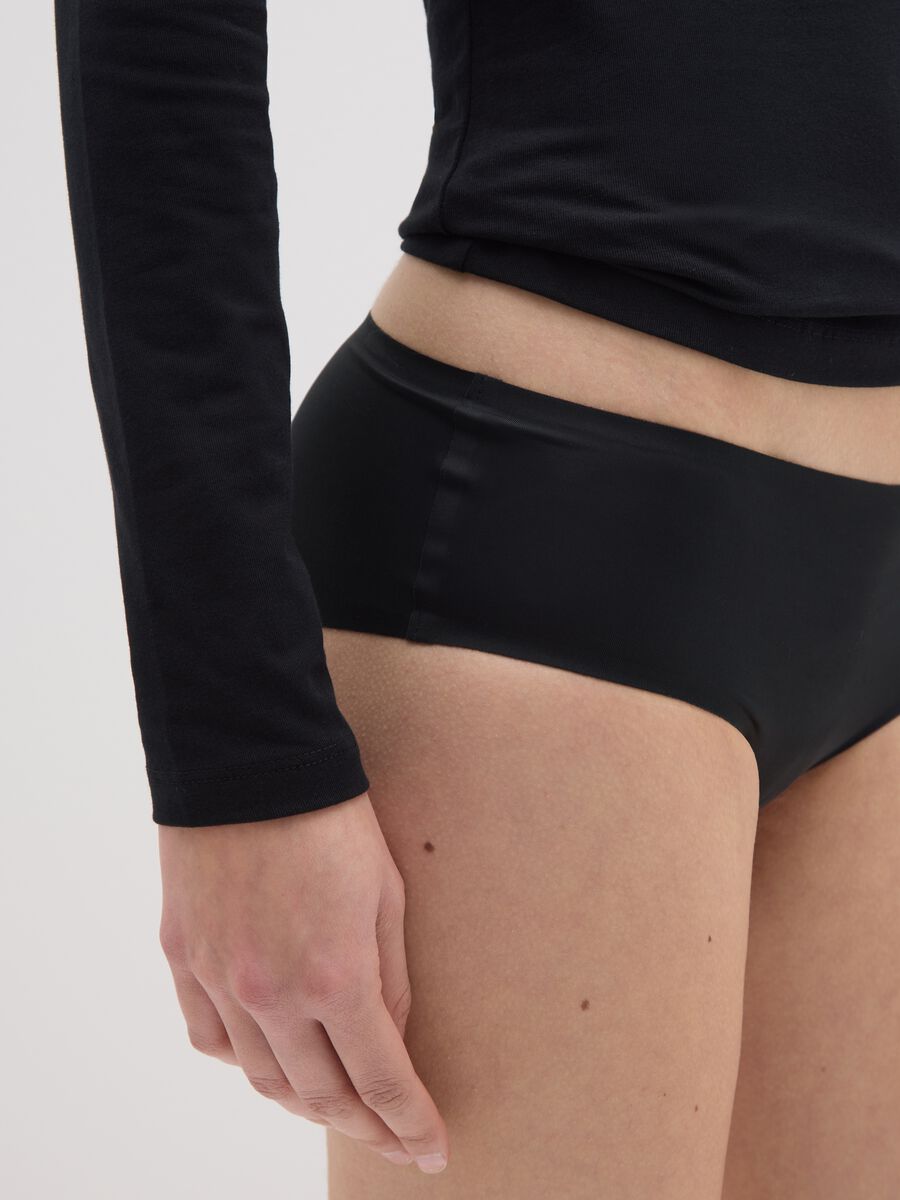 Slip nero in tessuto elasticizzato_3