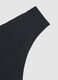Black stretch blend thong_5