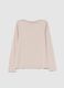 Stretch viscose T-shirt with boat neck_4