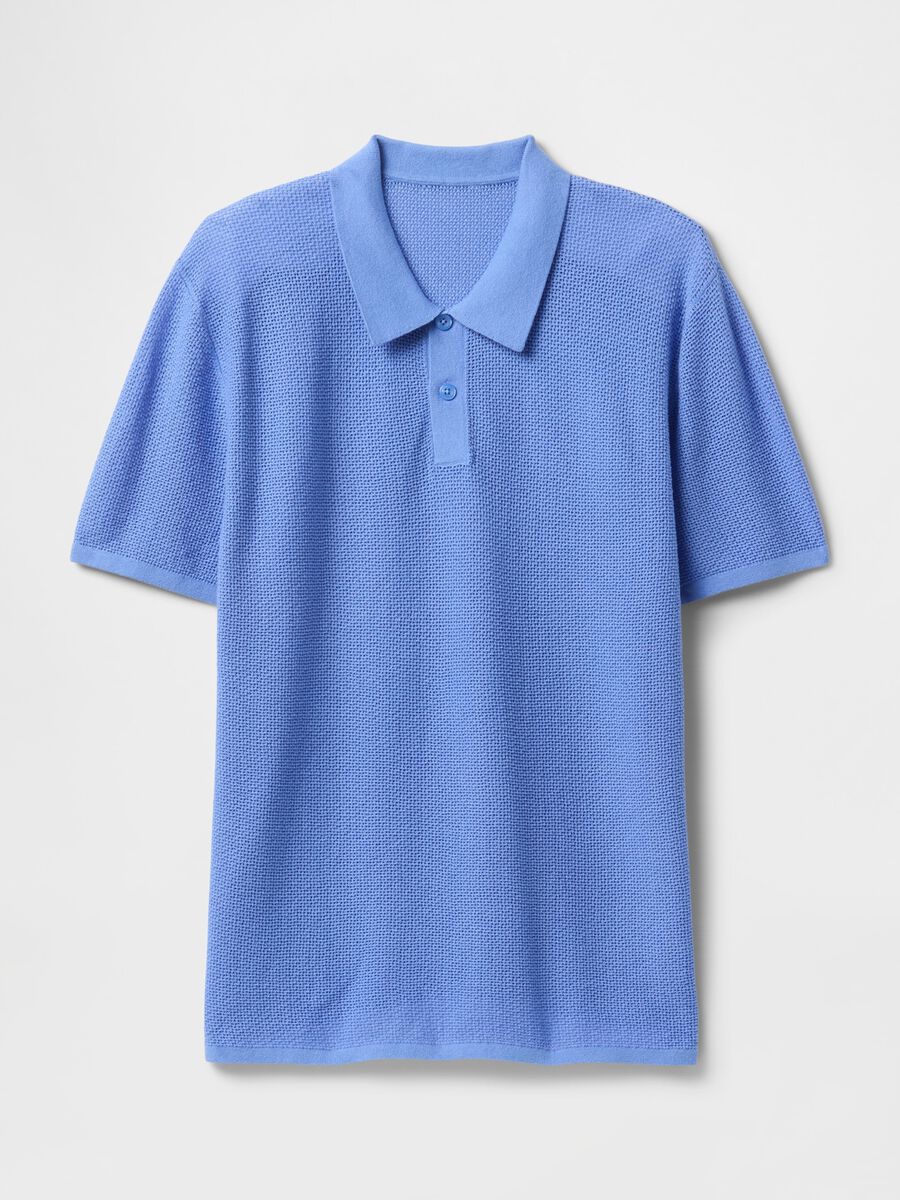 OVS Light Blue Short Sleeve Polo_3