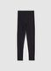Girls' Black Skinny Leggings in Stretch Cotton_1