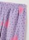 Fleece pyjamas with bear and hearts print_3