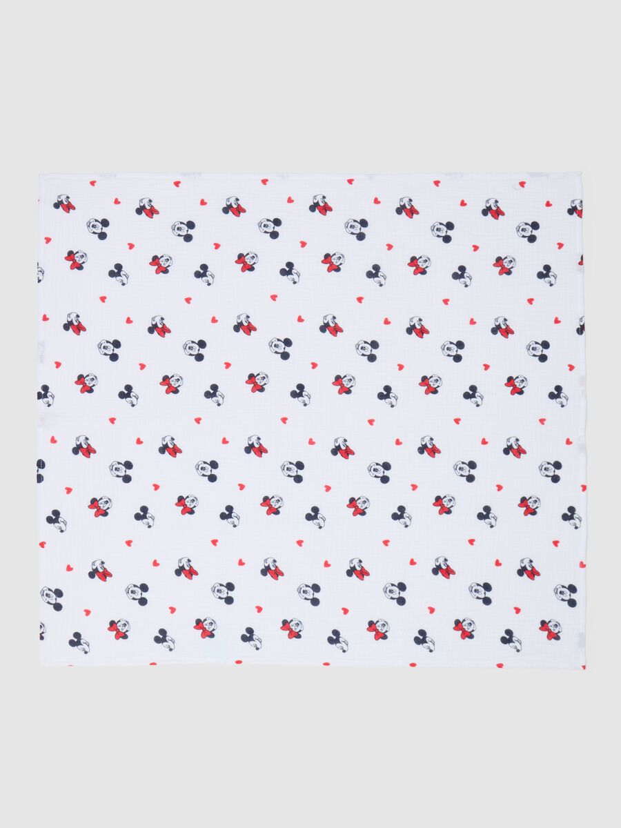 Muslin blanket with Minnie Mouse and hearts print_0