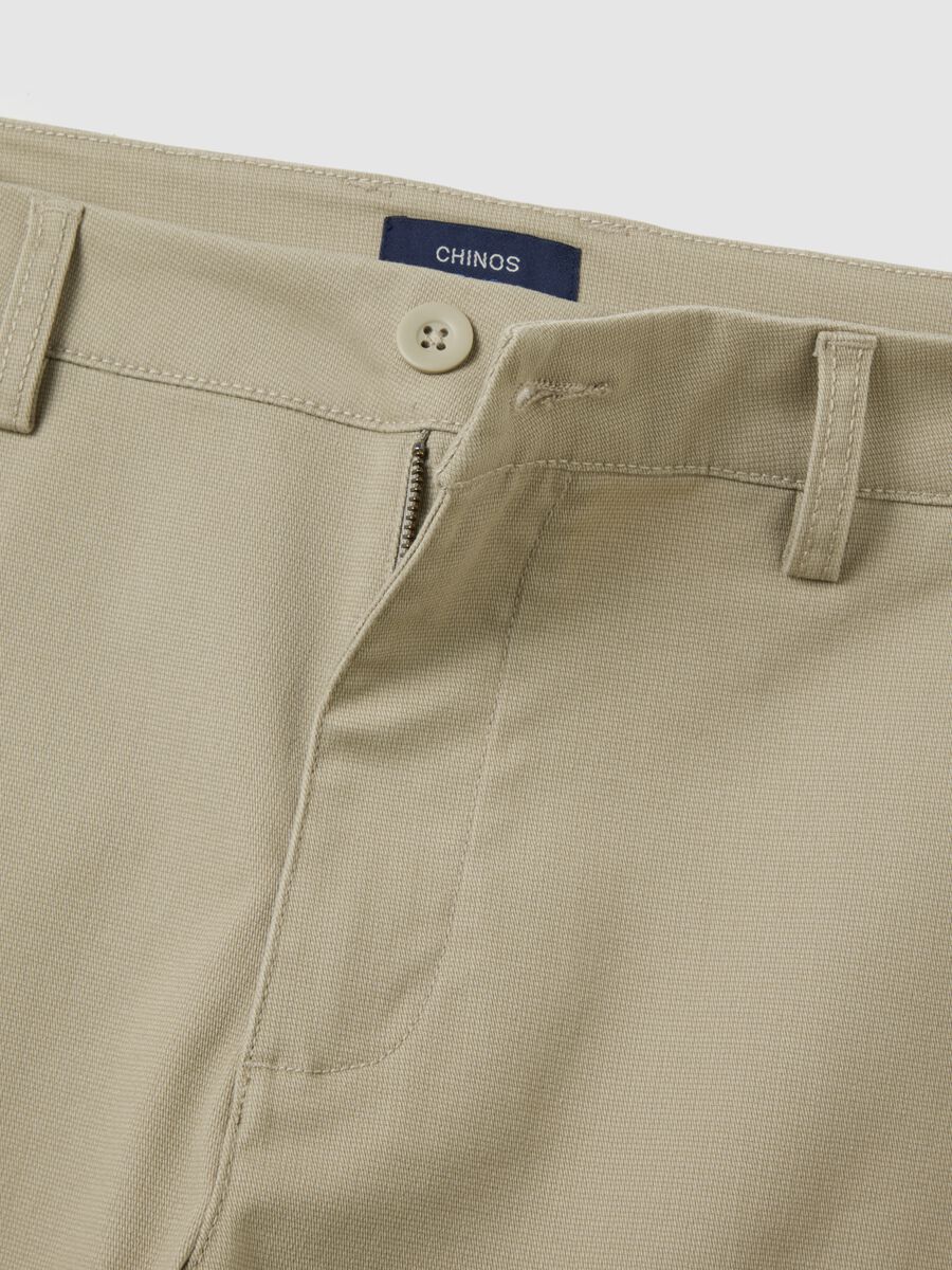 Pantaloni chino beige regular fit_5