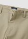 Beige Regular Fit Chino Trousers_5