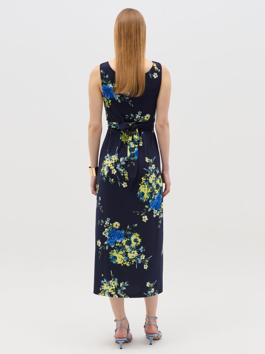 Long floral maternity dress_3