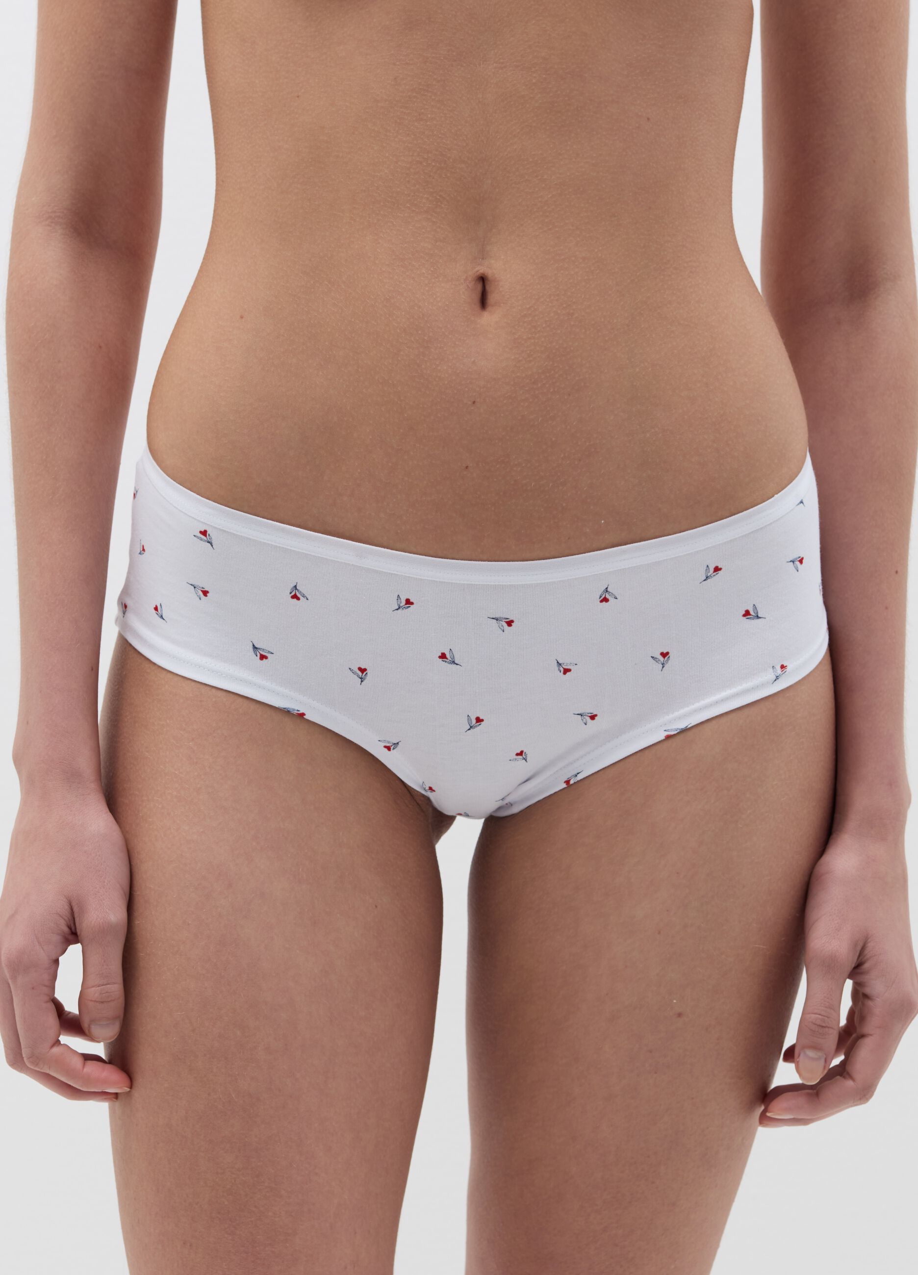 Set cinque culotte con stampa