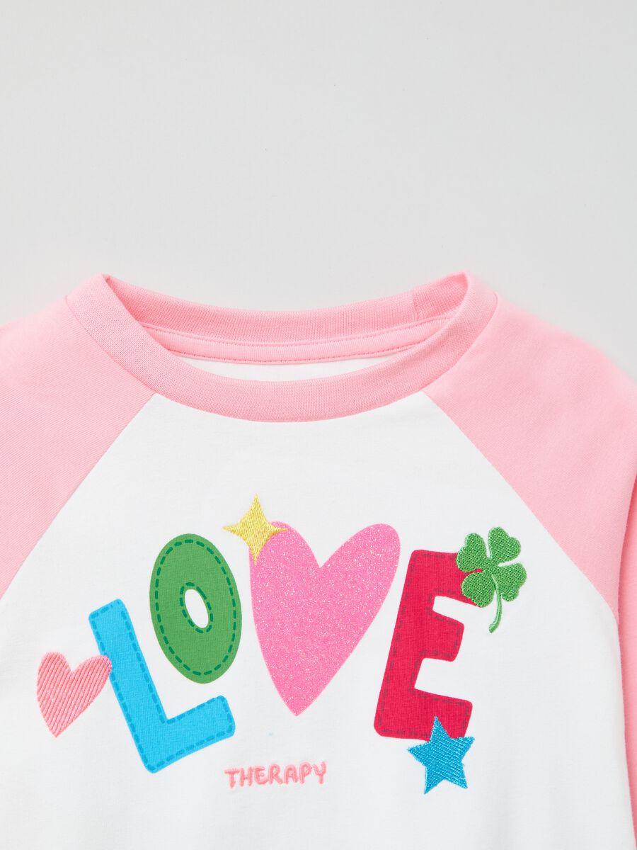 T-shirt a maniche lunghe con stampa _2