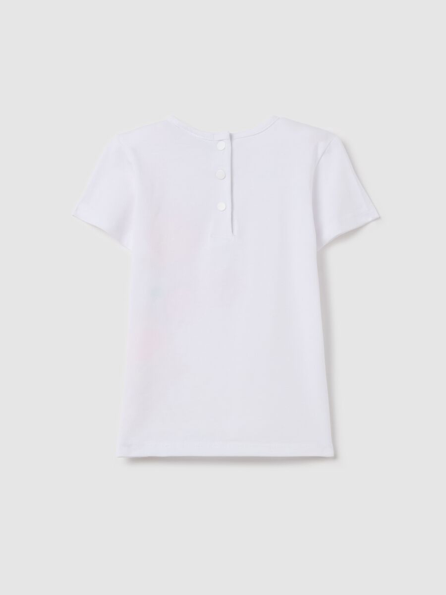 T-shirt with diamantés and sunglasses print_1