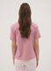 Pink organic cotton pyjama T-shirt with front slogan_3