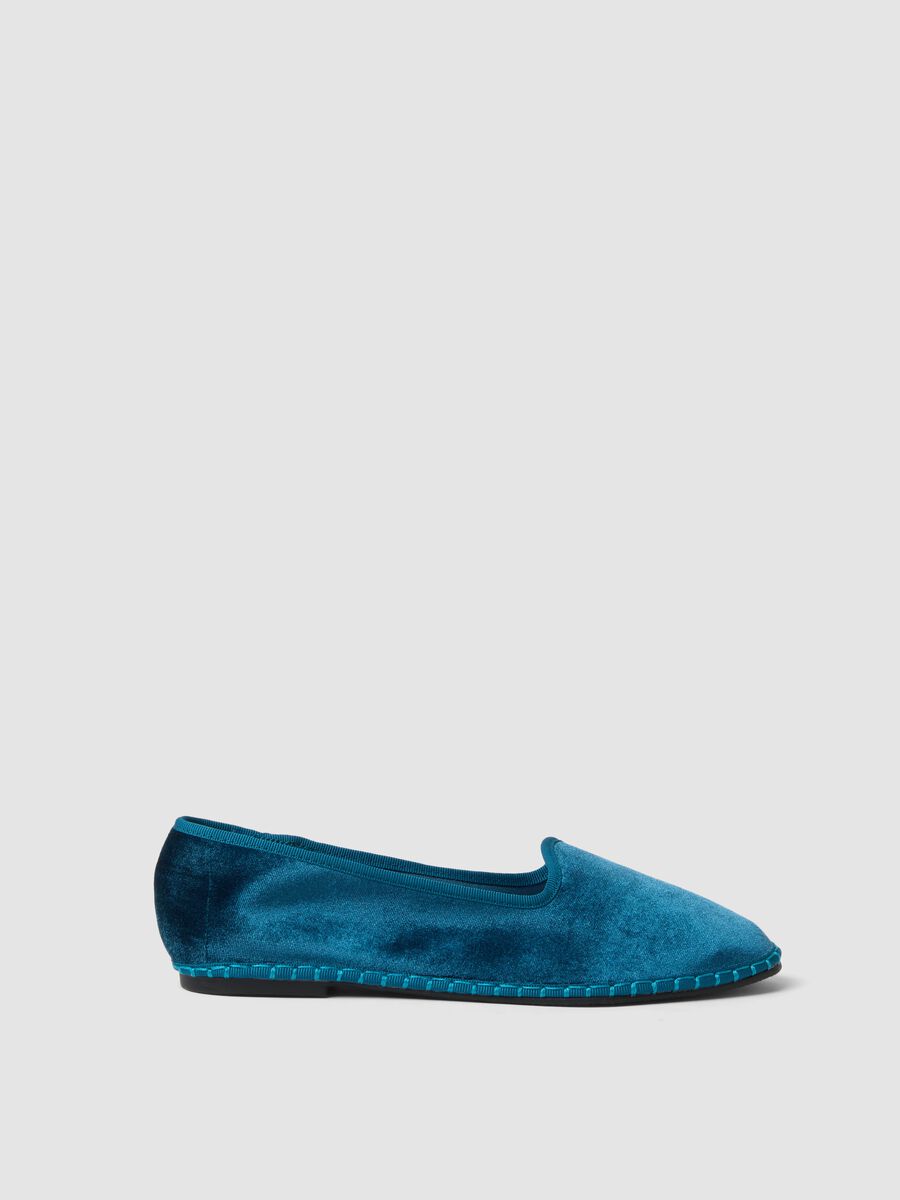 Classic blue ballet flats_0