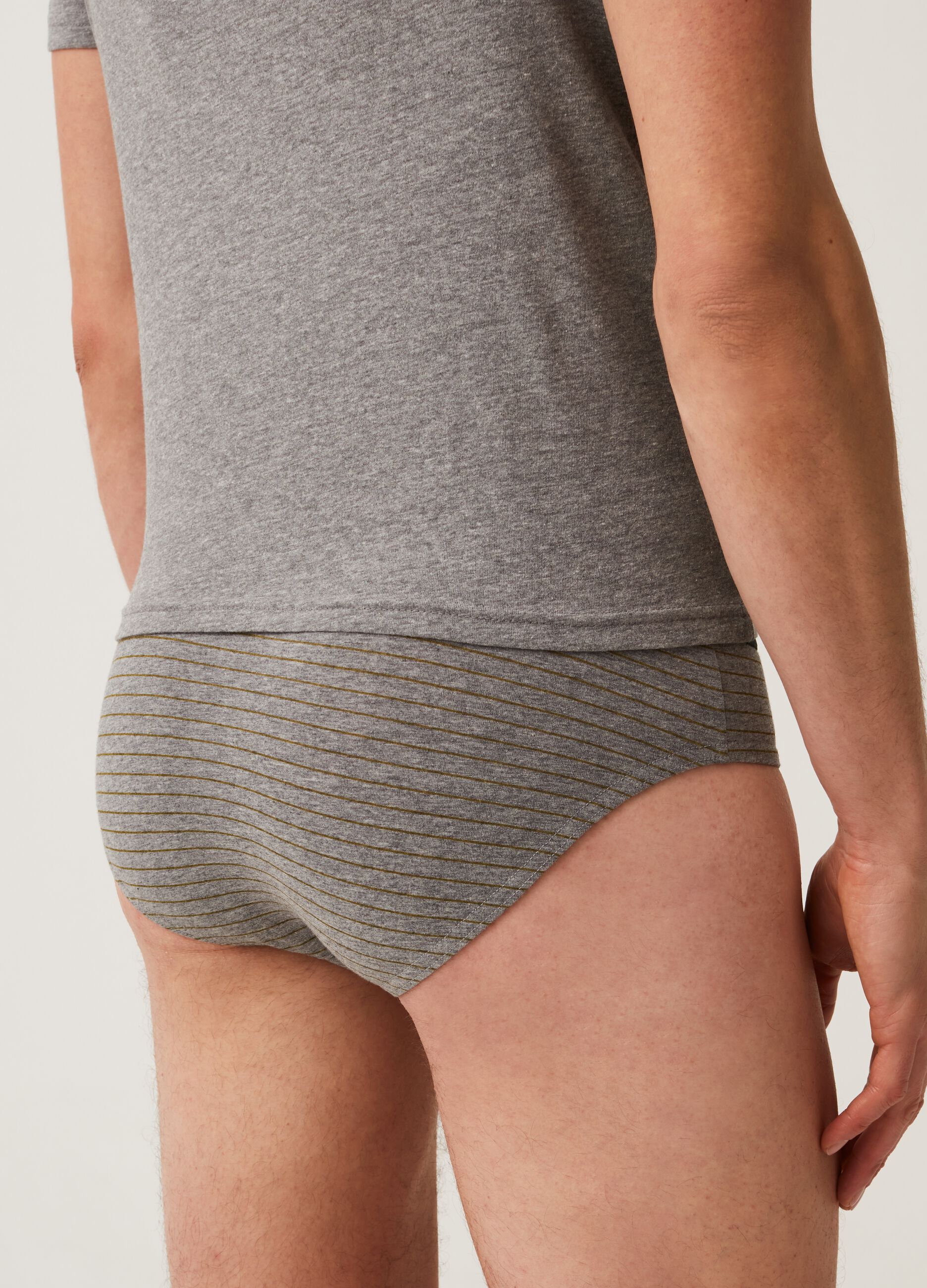 Tripack slip in cotone bio stretch