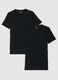 Two-Pack Black Organic Cotton Crew Neck T-shirts Regular Fit_4