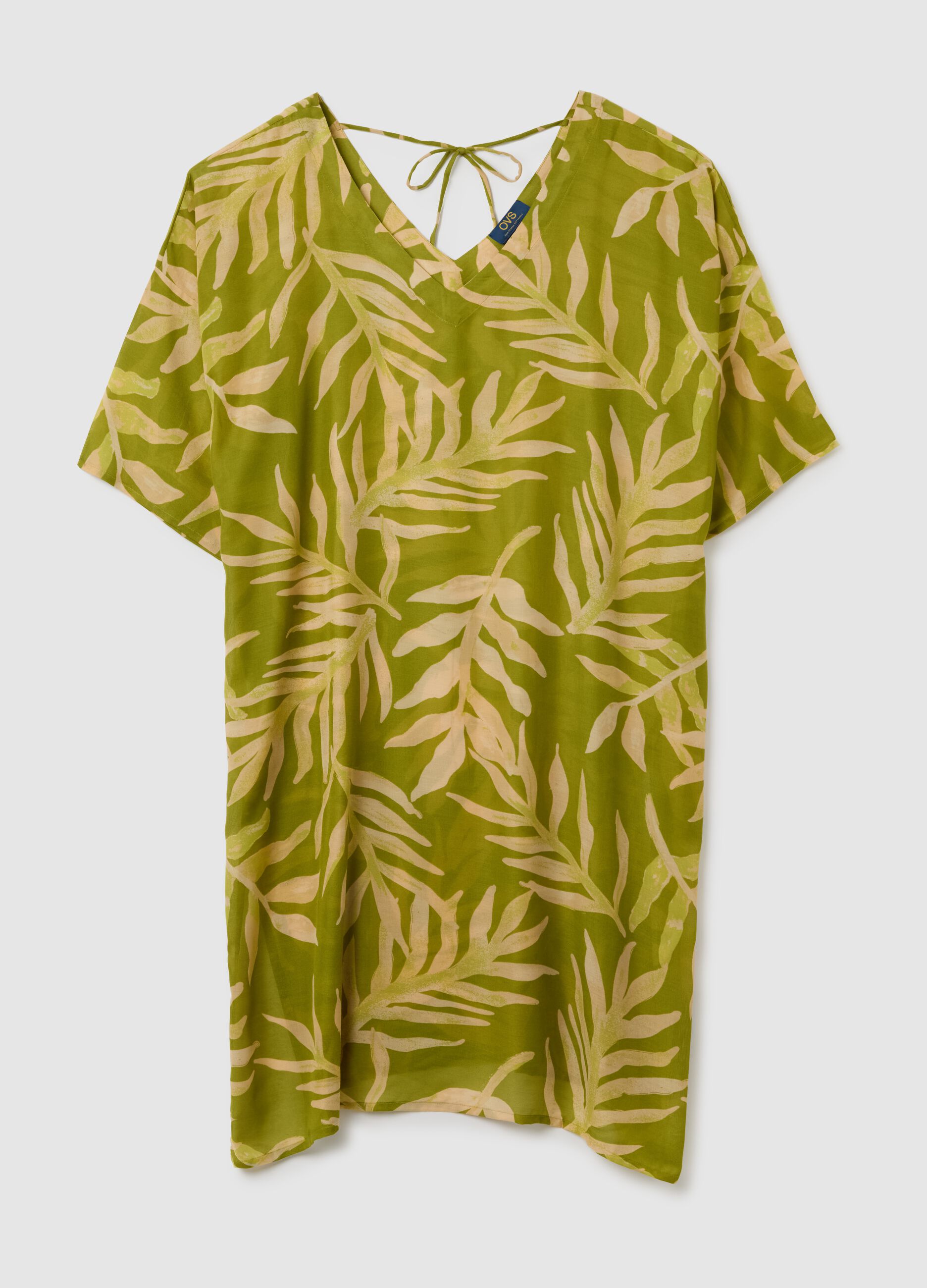 Women's Kaftan Dress in Multi-Colour Blend